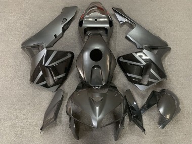 Plata Oscura & Negro 05-06 Honda CBR600RR Carenado