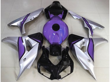 Plata & Púrpura Personalizado 06-07 Honda CBR1000RR Carenado