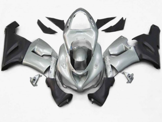 Plata Rojo Llama 05-06 Kawasaki ZX6R Carenado Plata Rojo Llama 05-06 Kawasaki ZX6R Carenado