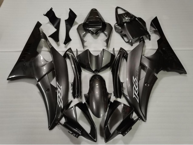 Plateado Oscuro 08-16 Yamaha R6 Carenado Plateado Oscuro 08-16 Yamaha R6 Carenado