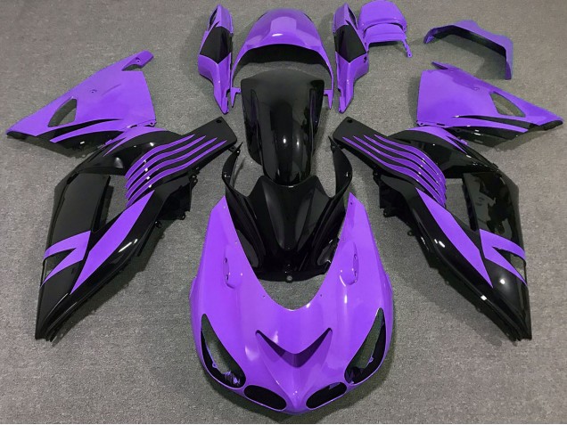 Púrpura Brillante 06-11 Kawasaki ZX14R Carenado Púrpura Brillante 06-11 Kawasaki ZX14R Carenado