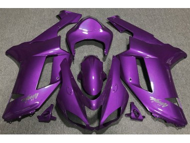 Púrpura Brillante 07-08 Kawasaki ZX6R Carenado