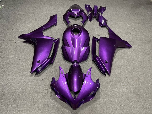 Púrpura Brillante 07-08 Yamaha R1 Carenado Púrpura Brillante 07-08 Yamaha R1 Carenado