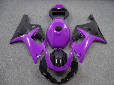 Púrpura Brillante & Negro 01-03 Suzuki GSXR 600-750 Carenado