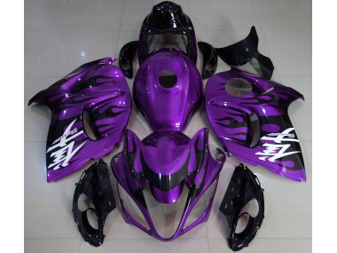 Púrpura Brillante & Negro 08-20 Suzuki GSXR 1300 Carenado