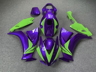 Púrpura Brillante & Verde 12-16 Honda CBR1000RR Carenado