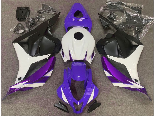 Púrpura Brillo Blanco & Violeta 09-12 Honda CBR600RR Carenado Púrpura Brillo Blanco & Violeta 09-12 Honda CBR600RR Carenado