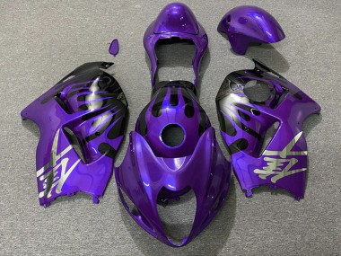 Púrpura & Negro 97-07 Suzuki GSXR 1300 Carenado