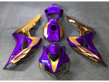 Púrpura & Oro 06-07 Honda CBR1000RR Carenado