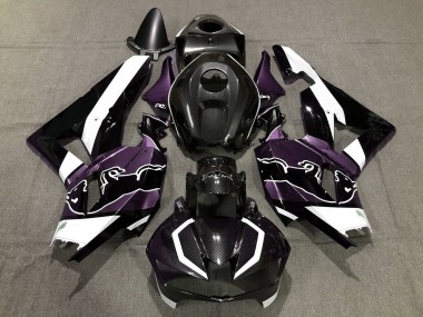 Púrpura Personalizado Fibra De Carbono Toro 13-23 Honda CBR600RR Carenado