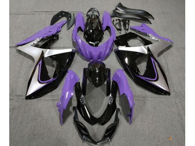 Púrpura Plata & Negro 09-16 Suzuki GSXR 1000 Carenado
