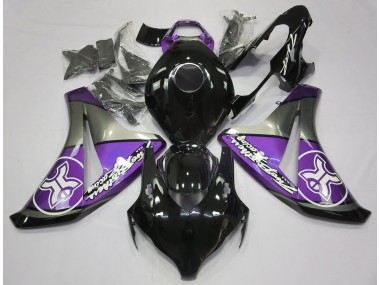 Púrpura Sobre Negro Personalizado 08-11 Honda CBR1000RR Carenado