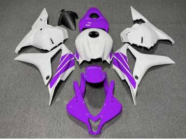 Raya Lateral Morada & Blanca 09-12 Honda CBR600RR Carenado