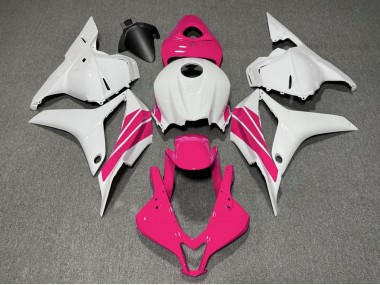 Raya Lateral Rosa & Blanca 09-12 Honda CBR600RR Carenado