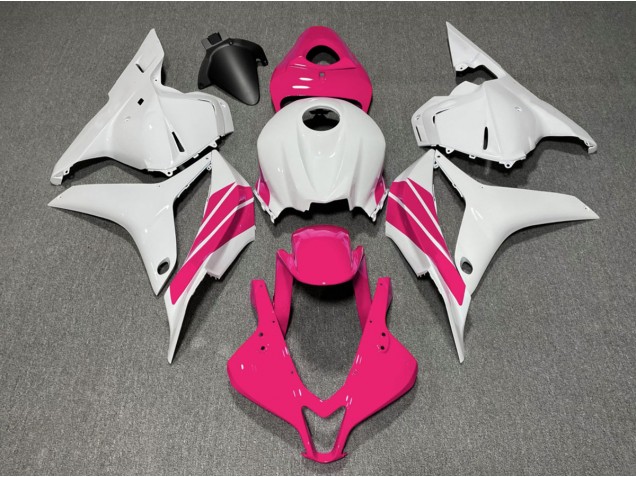 Raya Lateral Rosa & Blanca 09-12 Honda CBR600RR Carenado Raya Lateral Rosa & Blanca 09-12 Honda CBR600RR Carenado