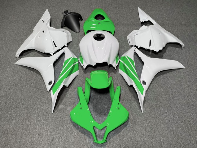 Raya Lateral Verde & Blanca 09-12 Honda CBR600RR Carenado Raya Lateral Verde & Blanca 09-12 Honda CBR600RR Carenado