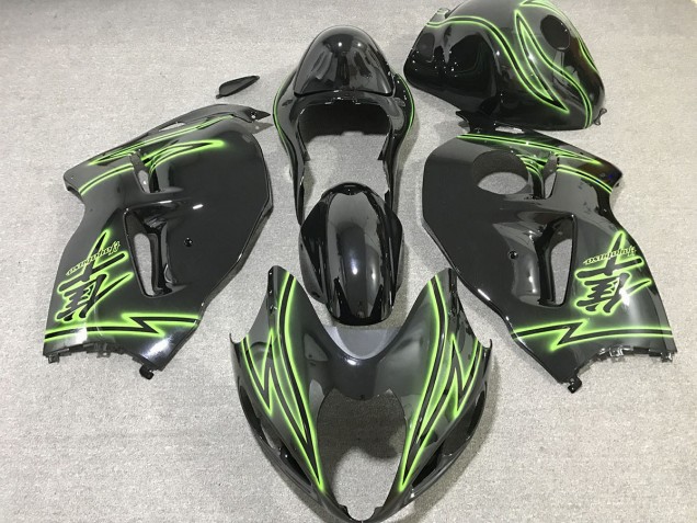 Rayo Negro & Verde 97-07 Suzuki GSXR 1300 Carenado Rayo Negro & Verde 97-07 Suzuki GSXR 1300 Carenado