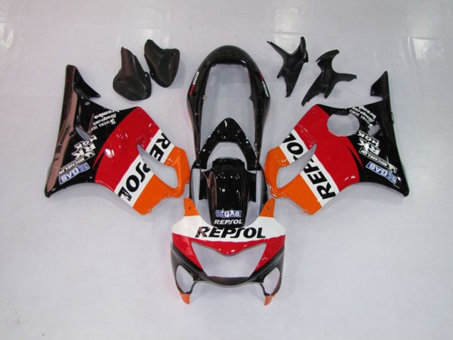 Repsol Rojo Naranja & Negro 99-00 Honda CBR600 F4 Carenado Repsol Rojo Naranja & Negro 99-00 Honda CBR600 F4 Carenado