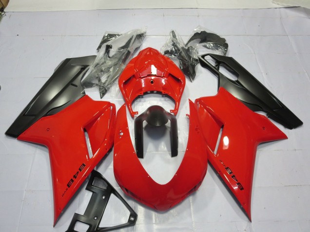 Rojo 07-14 Ducati 848 1098 1198 Carenado Rojo 07-14 Ducati 848 1098 1198 Carenado