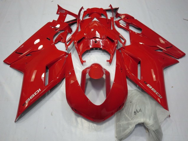 Rojo 1098 07-14 Ducati 848 1098 1198 Carenado Rojo 1098 07-14 Ducati 848 1098 1198 Carenado