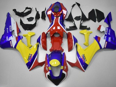 Rojo Azul & Amarillo HRC 17-23 Honda CBR1000RR Carenado
