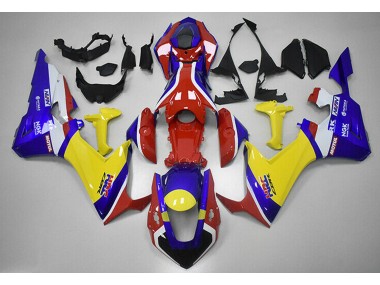 Rojo Azul & Amarillo HRC 17-23 Honda CBR1000RR Carenado