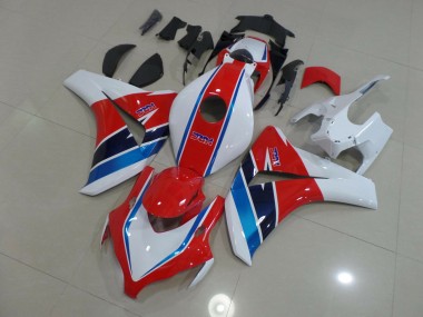 Rojo Azul & Blanco 08-11 Honda CBR1000RR Carenado