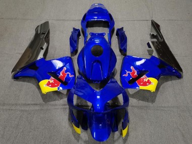 Rojo Azul Brillo Toro 03-04 Honda CBR600RR Carenado