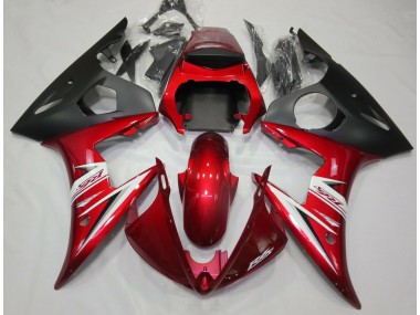 Rojo Blanco 03-04 Yamaha R6 Carenado