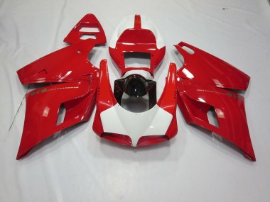 Rojo & Blanco 93-05 Ducati 996 748 916 998 Carenado
