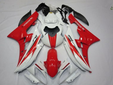 Rojo Blanco Estilo OEM 06-07 Yamaha R6 Carenado