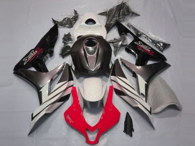 Rojo Blanco & Gris 07-08 Honda CBR600RR Carenado