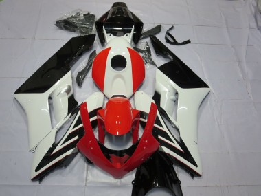 Rojo Blanco & Negro 04-05 Honda CBR1000RR Carenado