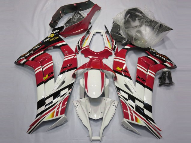 Rojo Blanco & Negro 11-15 Kawasaki ZX10R Carenado Rojo Blanco & Negro 11-15 Kawasaki ZX10R Carenado