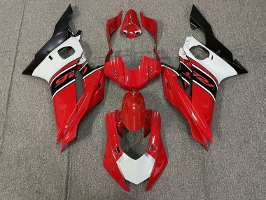 Rojo Blanco & Negro 17-21 Yamaha R6 Carenado
