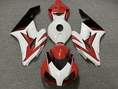 Rojo Blanco & Negro Brillo 04-05 Honda CBR1000RR Carenado