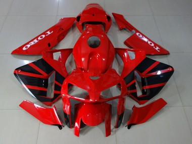 Rojo Brillante 05-06 Honda CBR600RR Carenado
