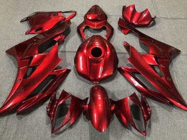 Rojo Brillante 06-07 Yamaha R6 Carenado