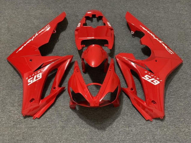 Rojo Brillante 06-08 Triumph Daytona 675 Carenado Rojo Brillante 06-08 Triumph Daytona 675 Carenado