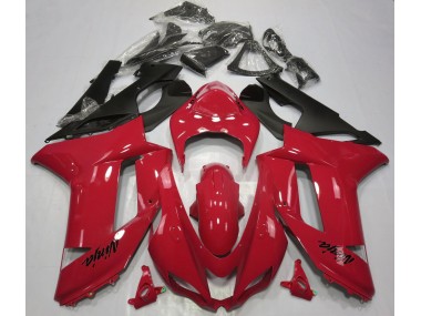 Rojo Brillante 07-08 Kawasaki ZX6R Carenado