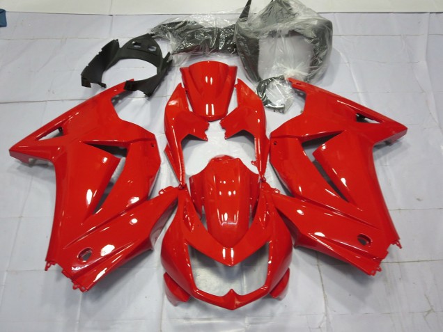 Rojo Brillante 08-12 Kawasaki Ninja 250 Carenado