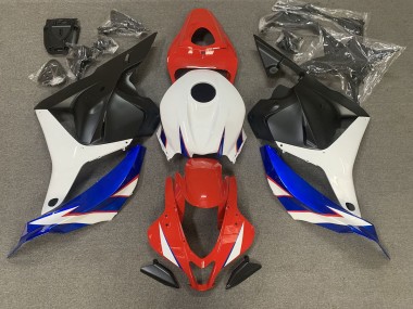 Rojo Brillante Azul & Blanco 09-12 Honda CBR600RR Carenado