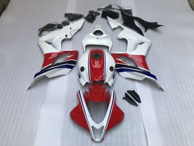 Rojo Brillante & Blanco 07-08 Honda CBR600RR Carenado