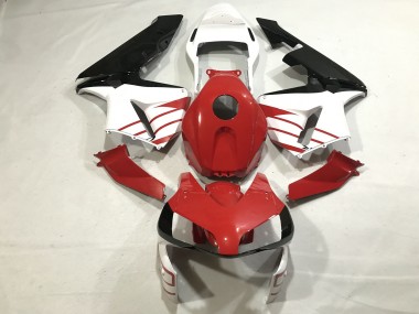 Rojo Brillante / Blanco Mate 03-04 Honda CBR600RR Carenado
