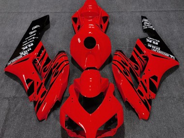 Rojo Brillante Llama 04-05 Honda CBR1000RR Carenado