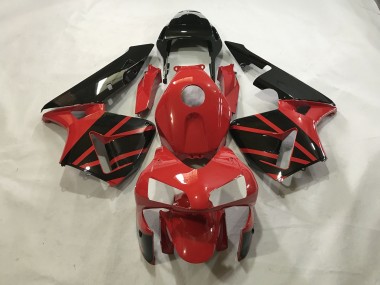 Rojo Brillante / Negro 03-04 Honda CBR600RR Carenado