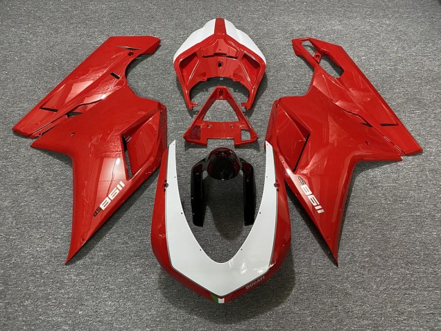 Rojo Brillante Sp 07-14 Ducati 848 1098 1198 Carenado Rojo Brillante Sp 07-14 Ducati 848 1098 1198 Carenado