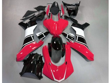 Rojo Brillo Blanco & Negro 15-19 Yamaha R1 Carenado