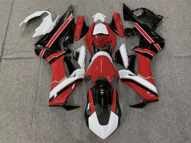 Rojo Brillo Blanco & Negro 17-23 Honda CBR1000RR Carenado