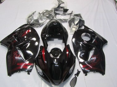 Rojo Brillo Profundo 97-07 Suzuki GSXR 1300 Carenado